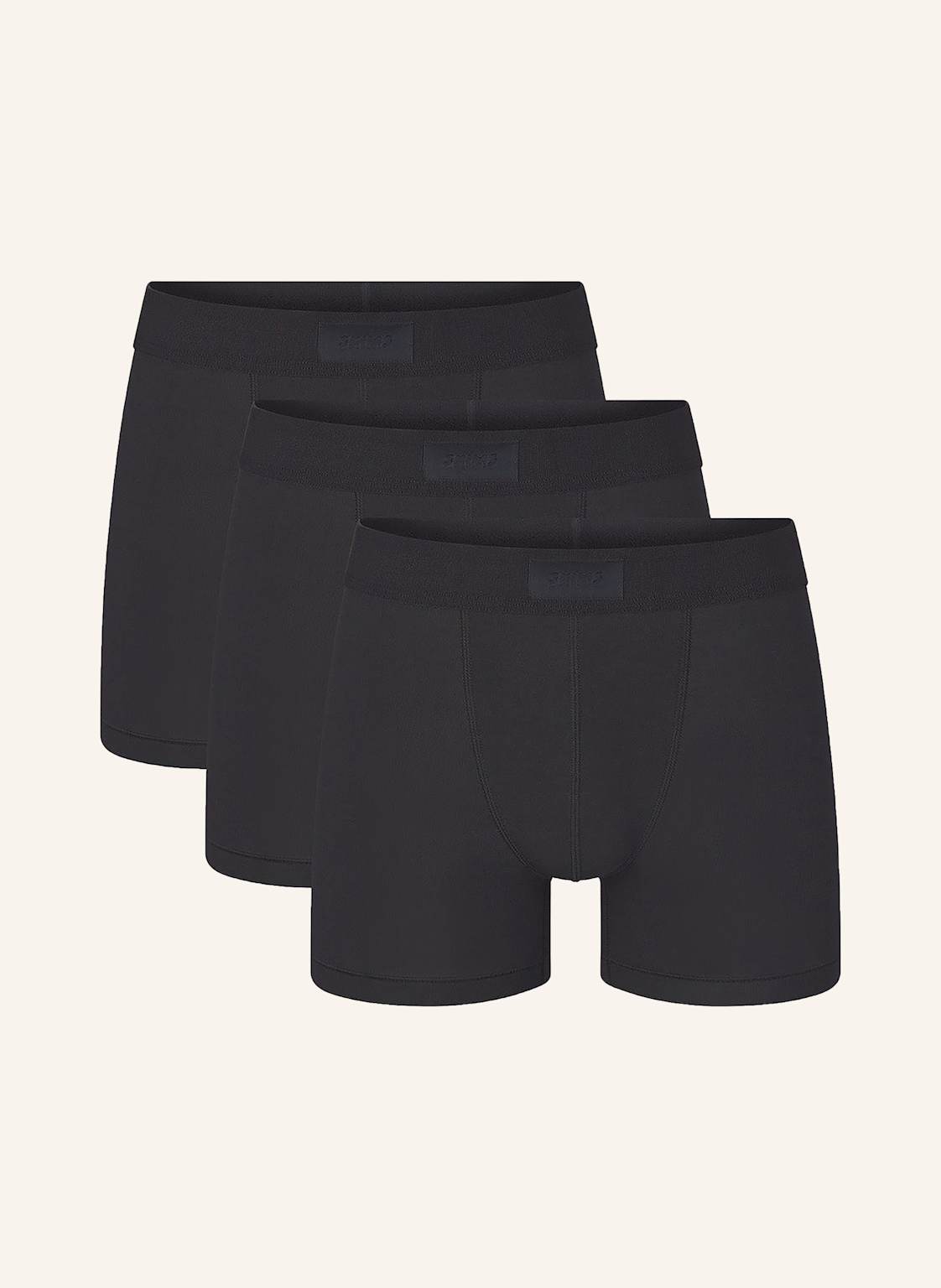 Skims 3er-Pack Boxershorts Skims Cotton schwarz von SKIMS