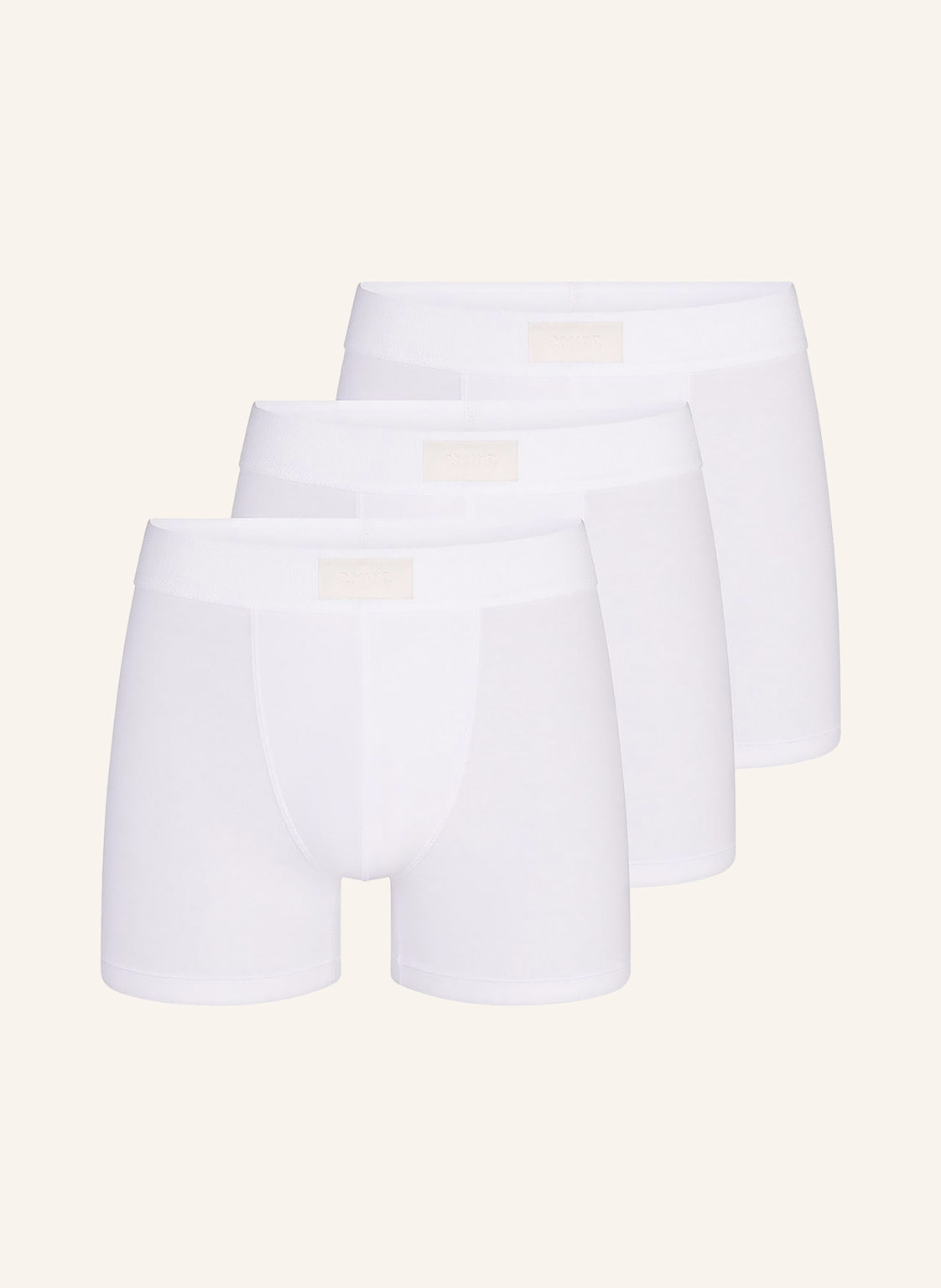 Skims 3er-Pack Boxershorts Skims Cotton weiss von SKIMS