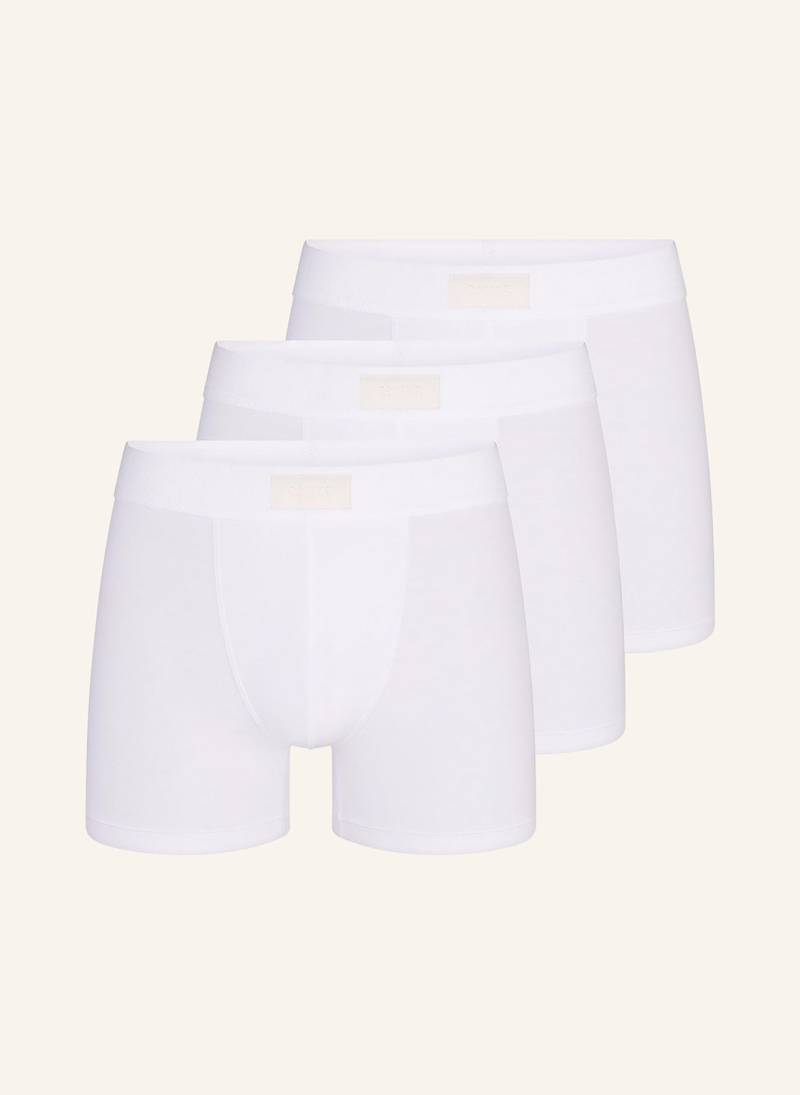 Skims 3er-Pack Boxershorts Skims Cotton weiss von SKIMS