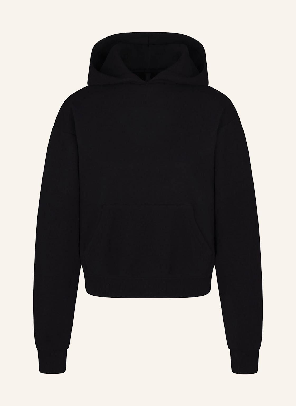 Skims Lounge-Hoodie Cotton Fleece schwarz von SKIMS