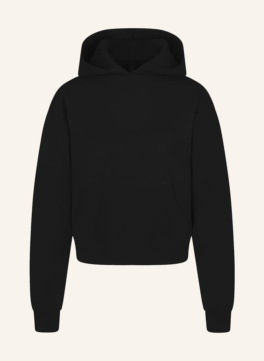 Skims Lounge-Hoodie Cotton-Fleece schwarz von SKIMS