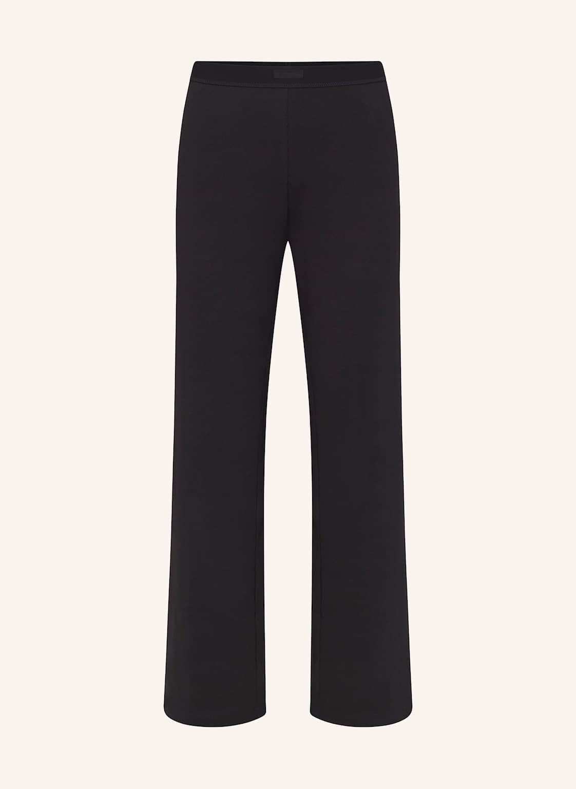 Skims Lounge-Hose Cotton Rib schwarz von SKIMS