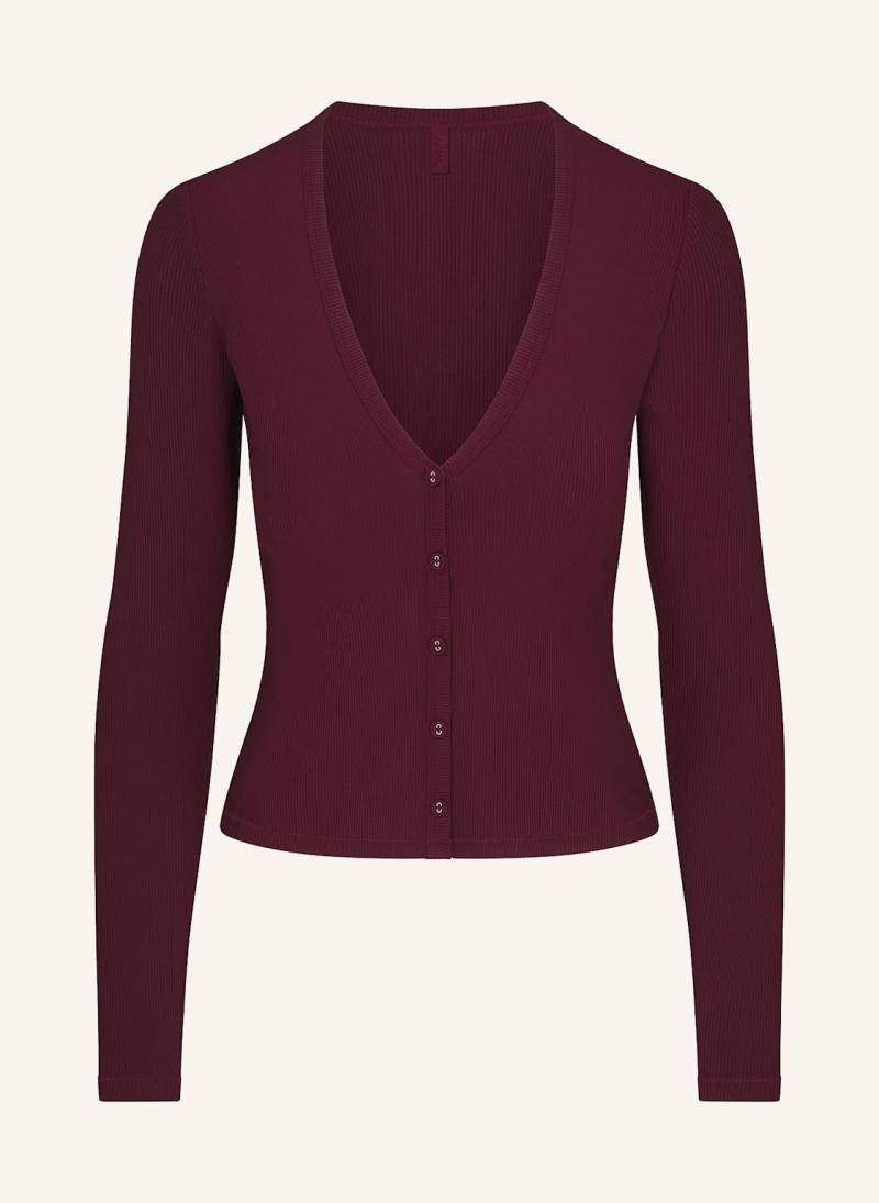 Skims Lounge-Jacke Soft Lounge rot von SKIMS