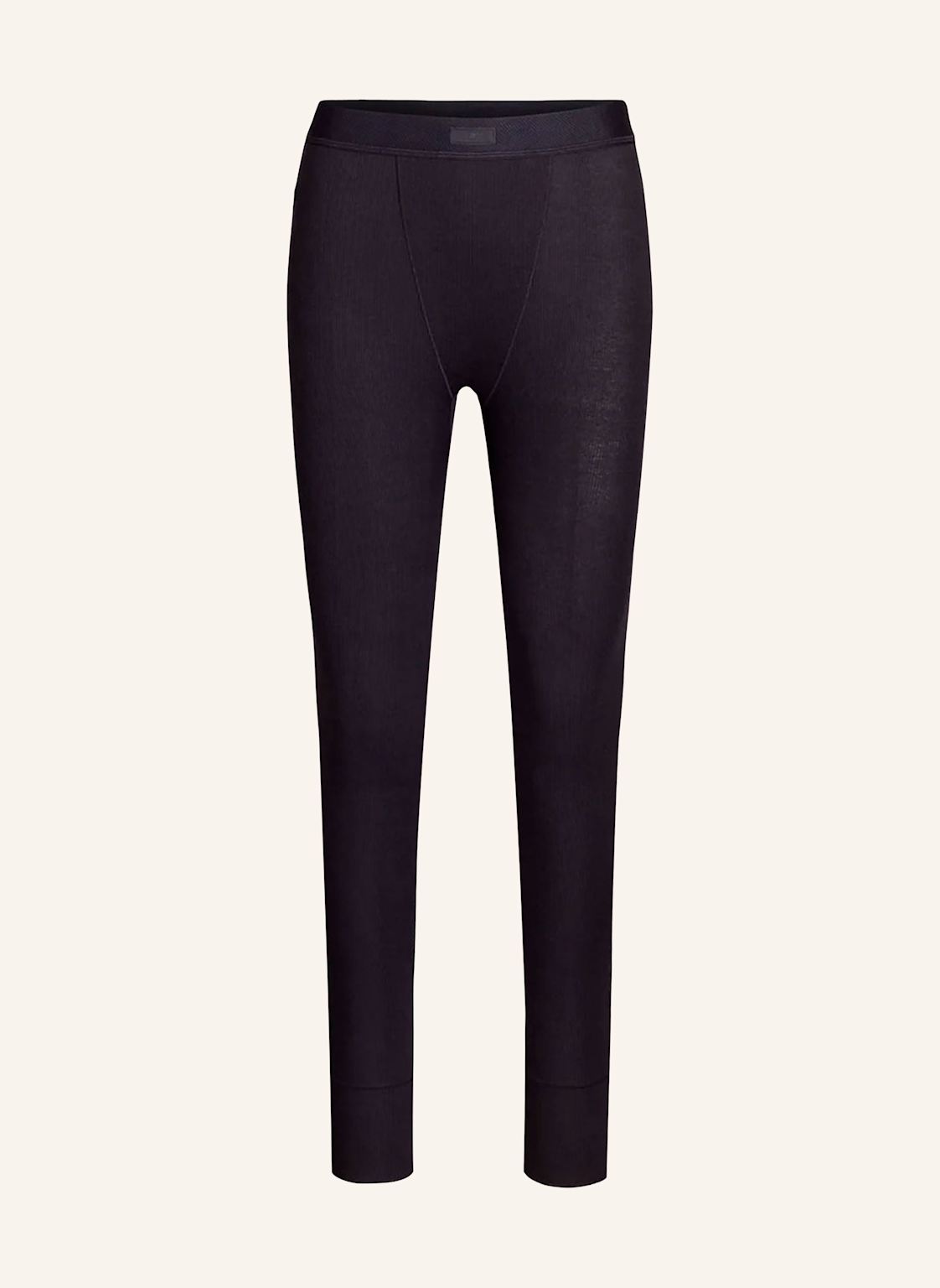 Skims Lounge-Leggings Cotton Rib schwarz von SKIMS