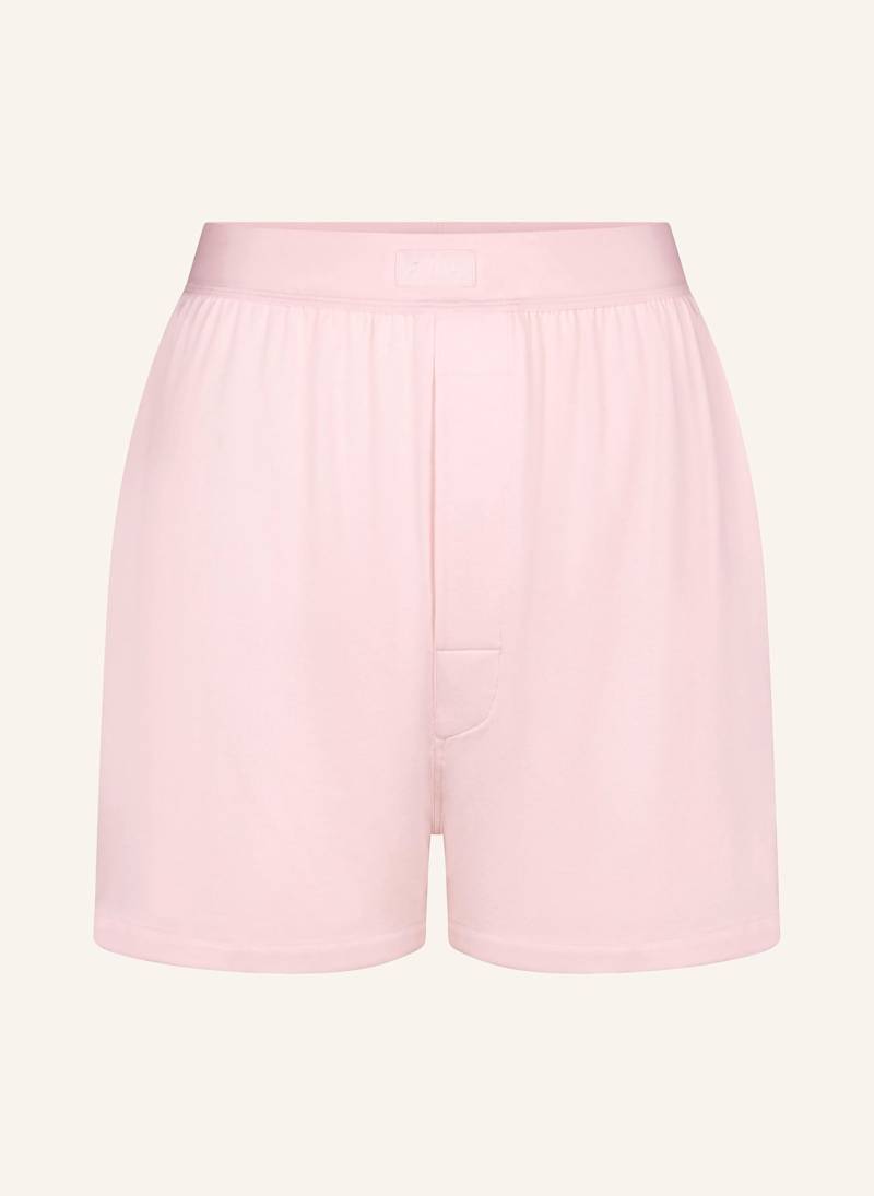 Skims Lounge-Shorts Boyfriend rosa von SKIMS