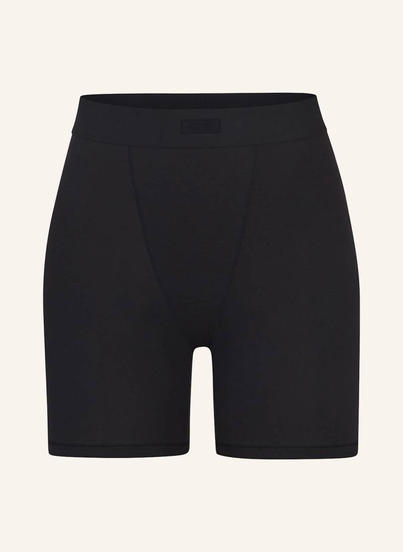 Skims Lounge-Shorts Boyfriend schwarz von SKIMS