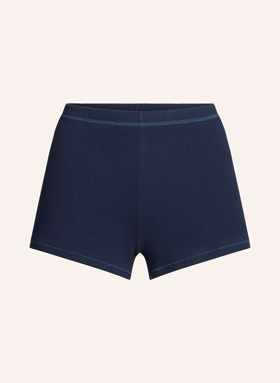 Skims Lounge-Shorts Cotton Rib blau von SKIMS