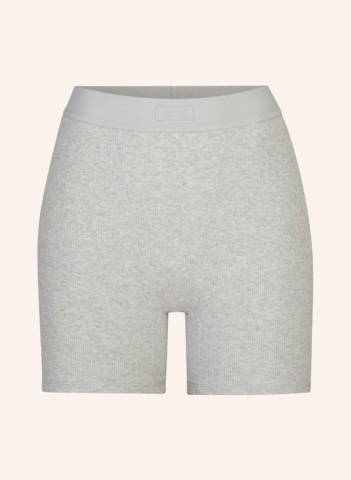 Skims Lounge-Shorts Cotton Rib grau von SKIMS