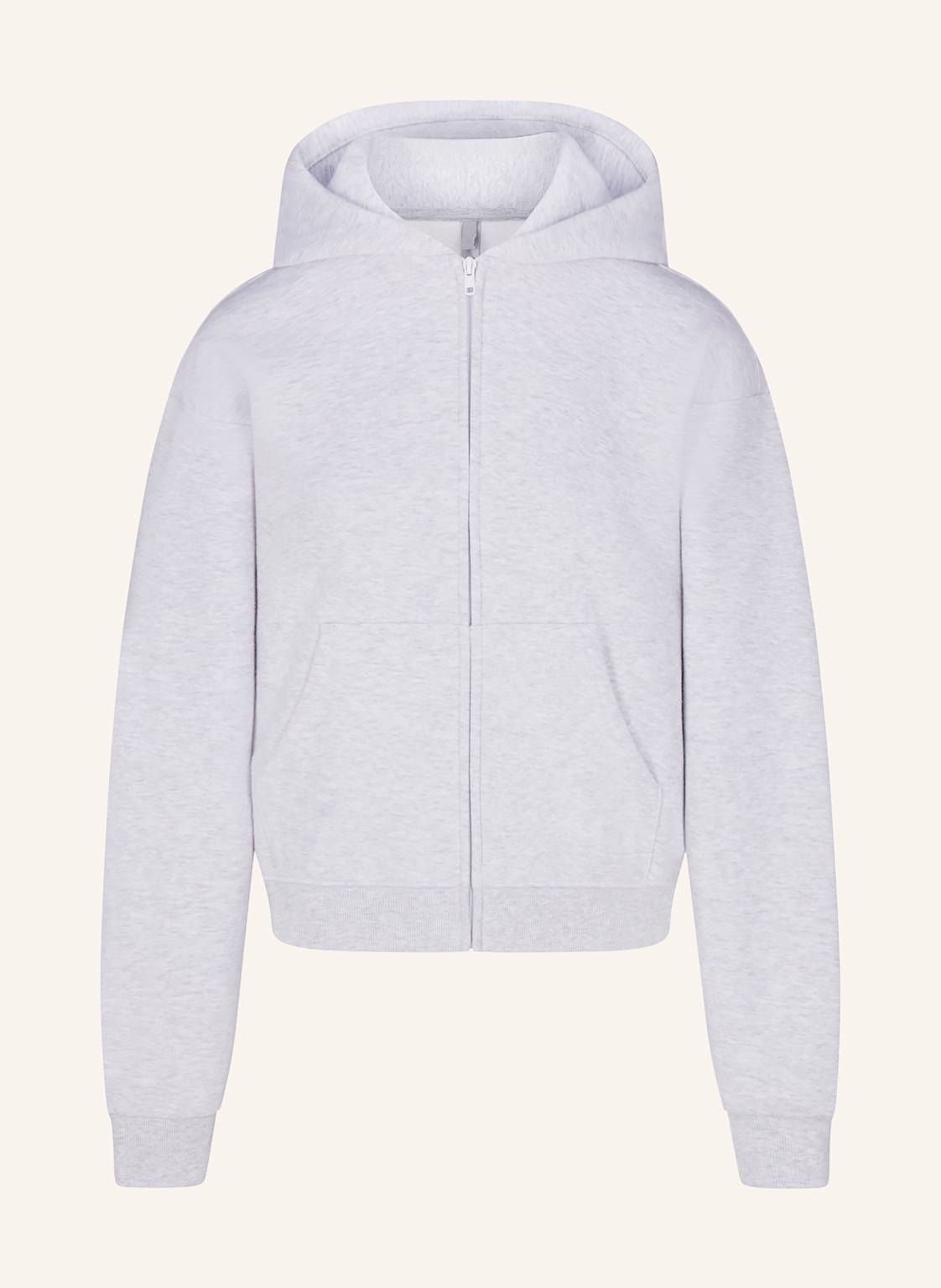 Skims Lounge-Sweatjacke Cotton Fleece grau Skims Lounge-Sweatjacke Cotton Fleece grau von SKIMS