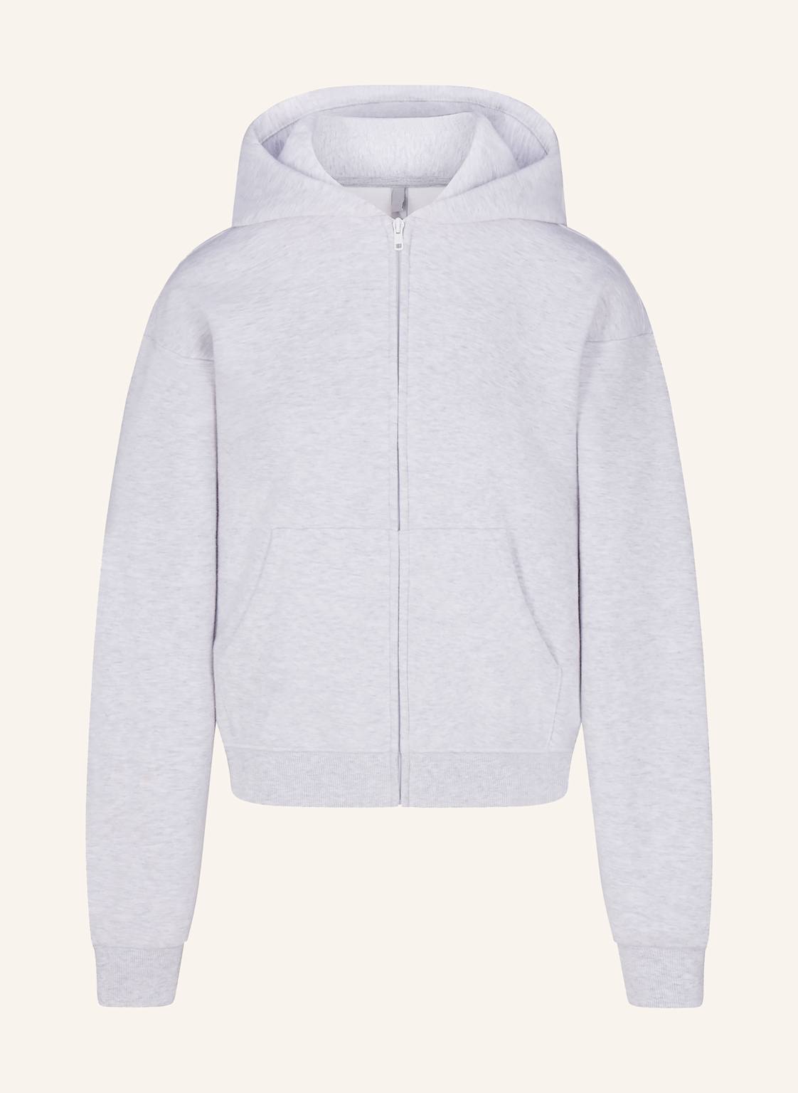 Skims Lounge-Sweatjacke Cotton-Fleece grau Skims Lounge-Sweatjacke Cotton-Fleece grau von SKIMS