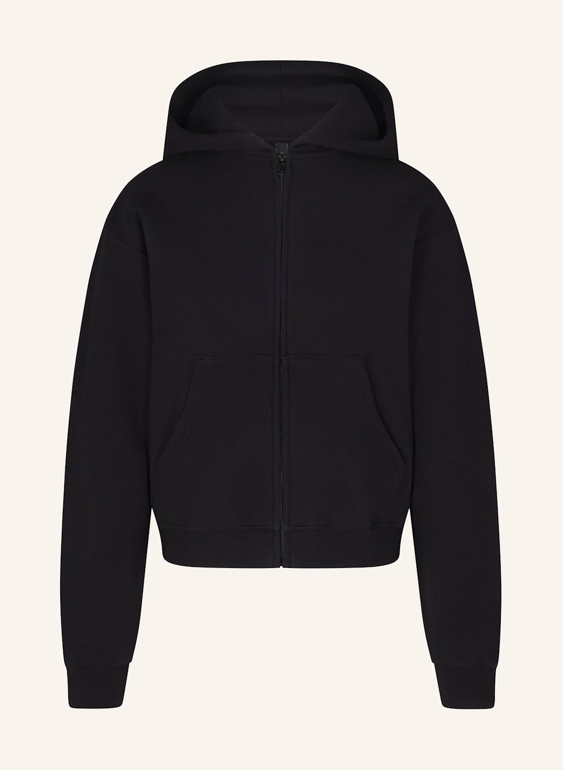 Skims Lounge-Sweatjacke Cotton Fleece schwarz Skims Lounge-Sweatjacke Cotton Fleece schwarz von SKIMS