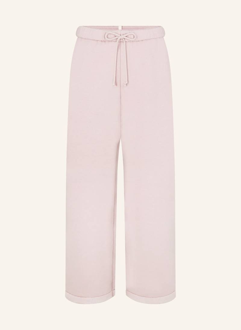 Skims Lounge-Sweatpants Cotton-Fleece rosa von SKIMS