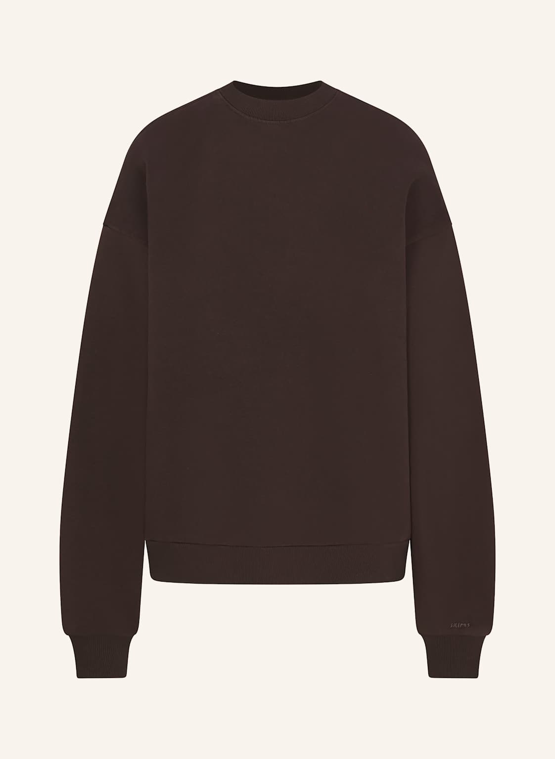 Skims Lounge-Sweatshirt Boyfriend Fleece braun von SKIMS