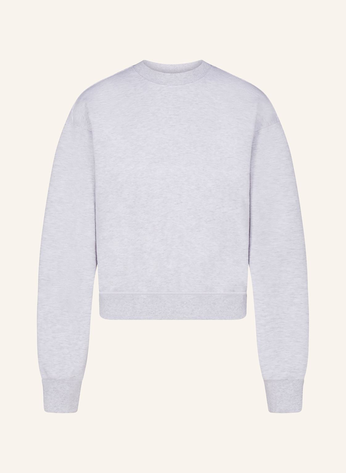 Skims Lounge-Sweatshirt Cotton Fleece grau von SKIMS