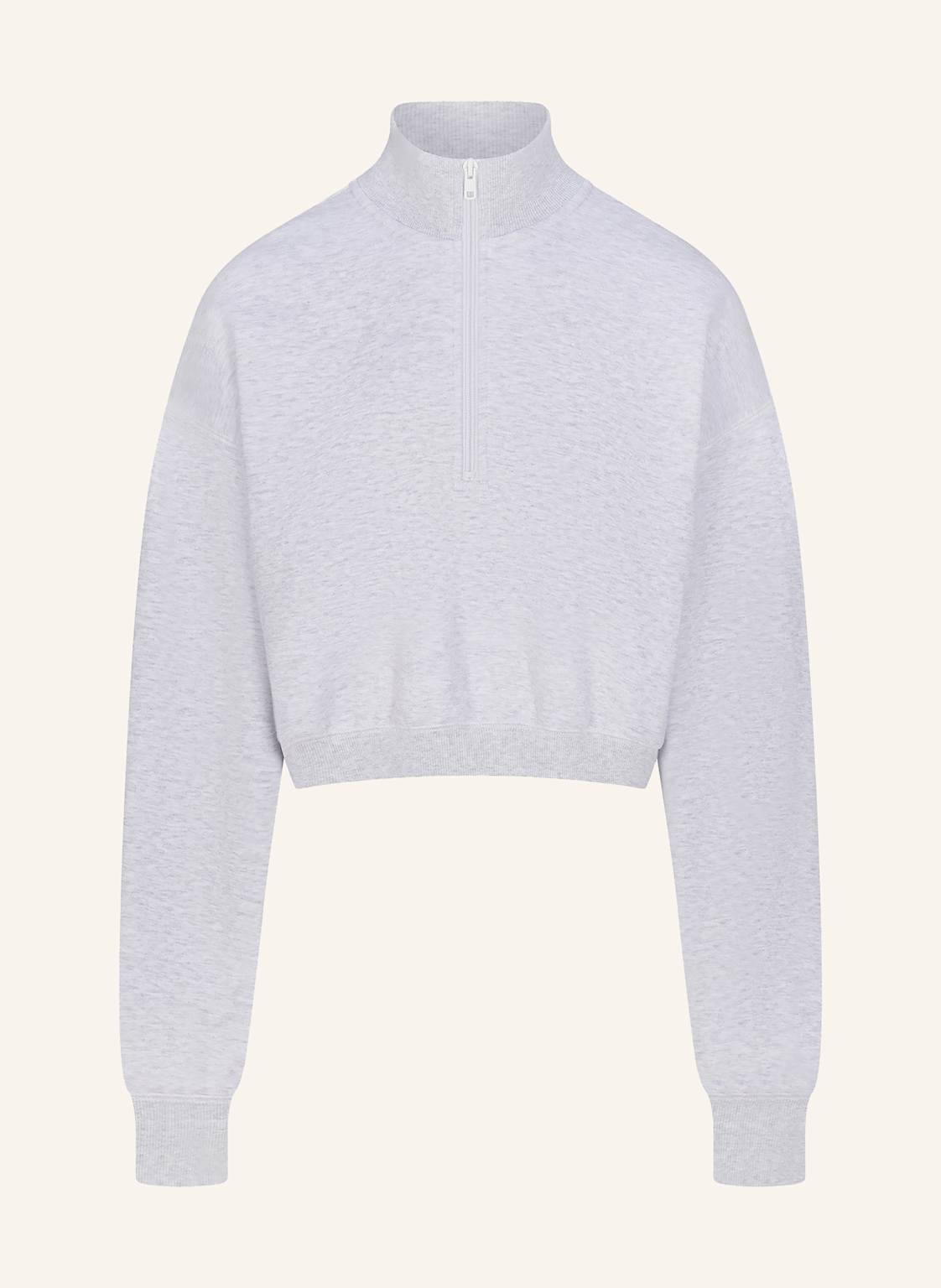 Skims Lounge-Sweatshirt Cotton Fleece grau von SKIMS