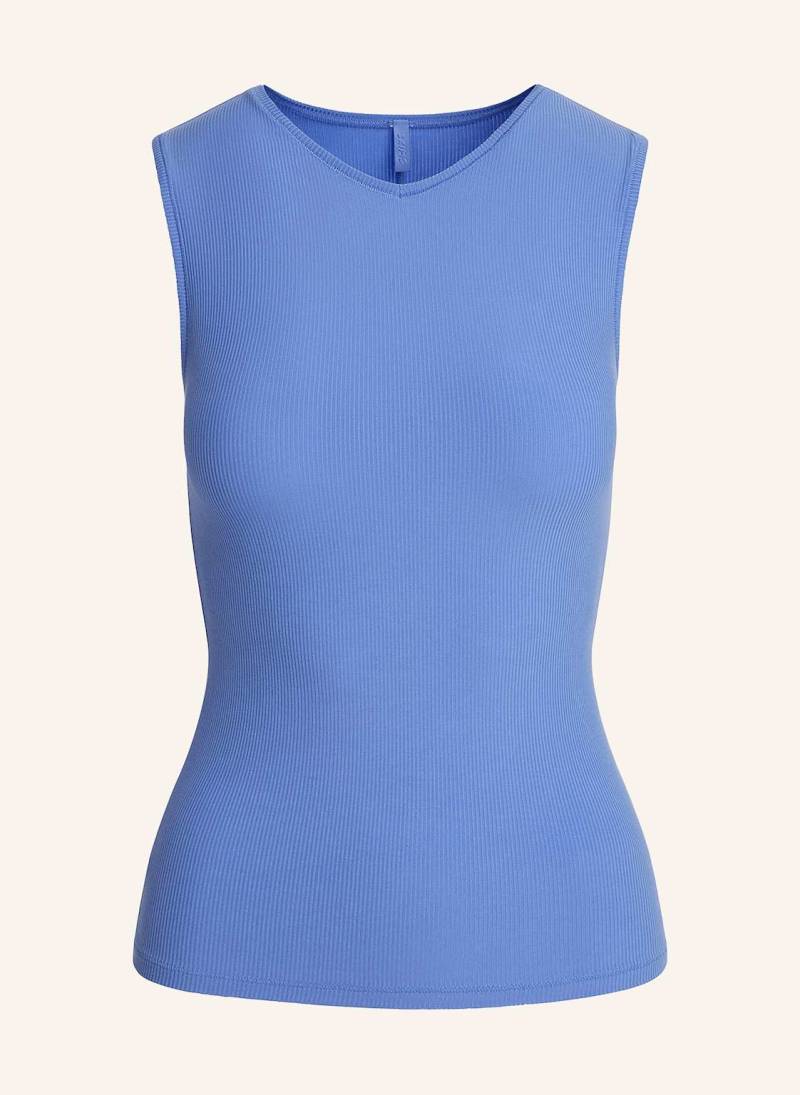 Skims Lounge-Top Soft Lounge blau von SKIMS
