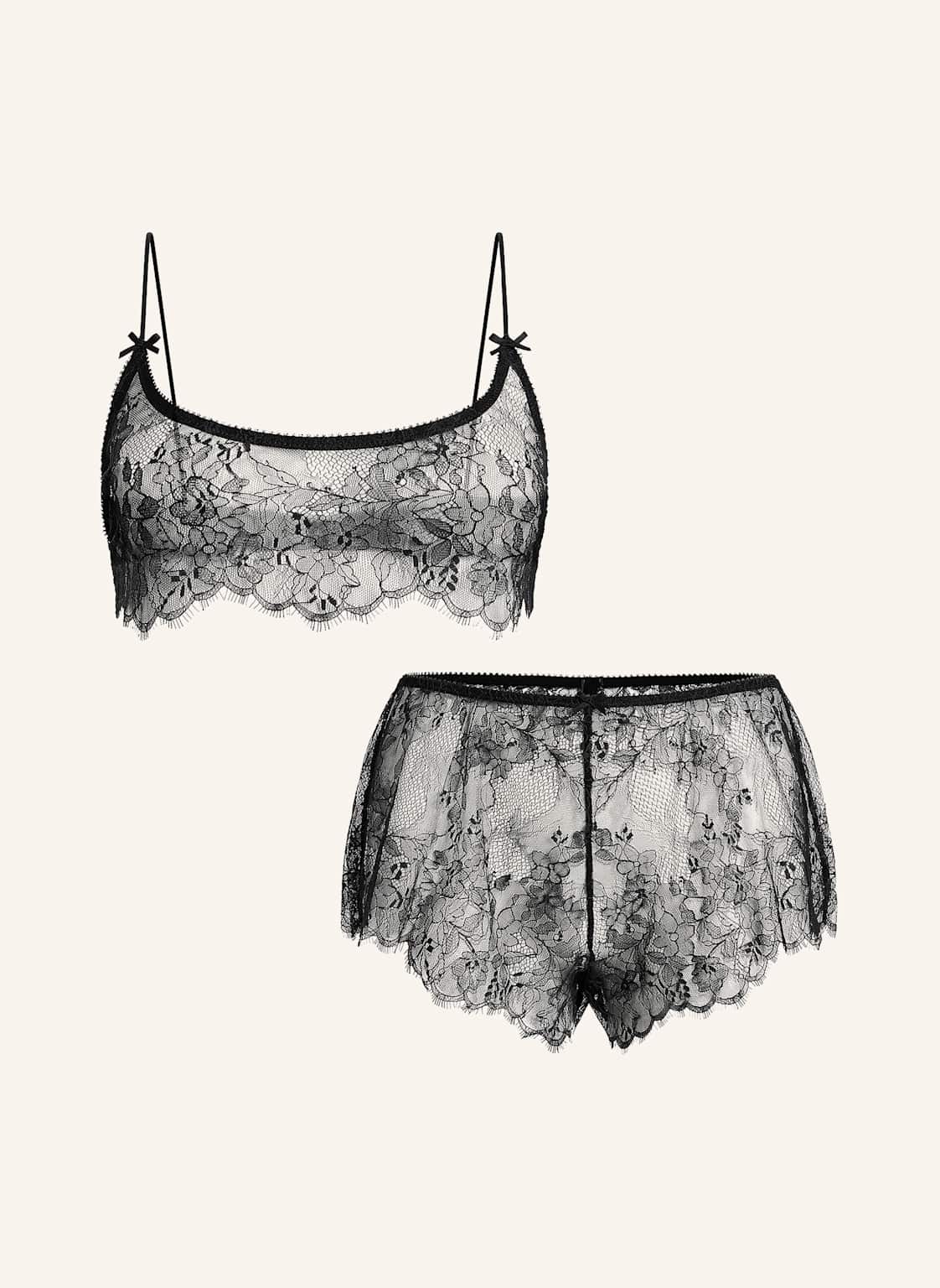 Skims Set Ultra Fine: Bustier Und Panty schwarz Skims Set Ultra Fine: Bustier Und Panty schwarz von SKIMS
