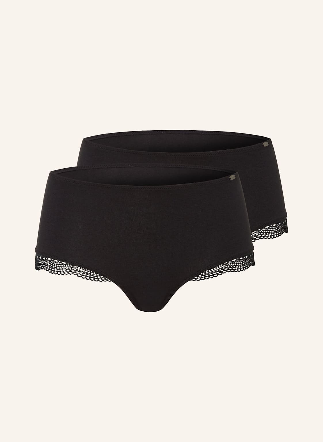 Skiny 2er-Pack Panties Classicotton schwarz