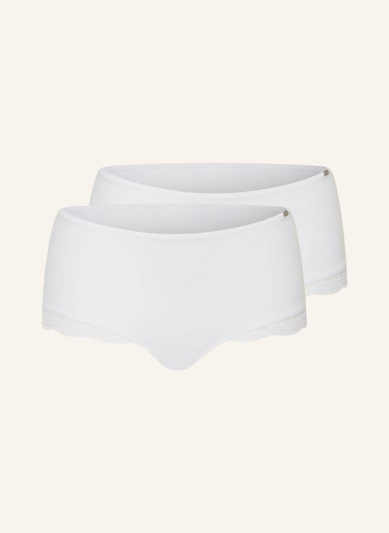 Skiny 2er-Pack Panties Classicotton weiss von SKINY