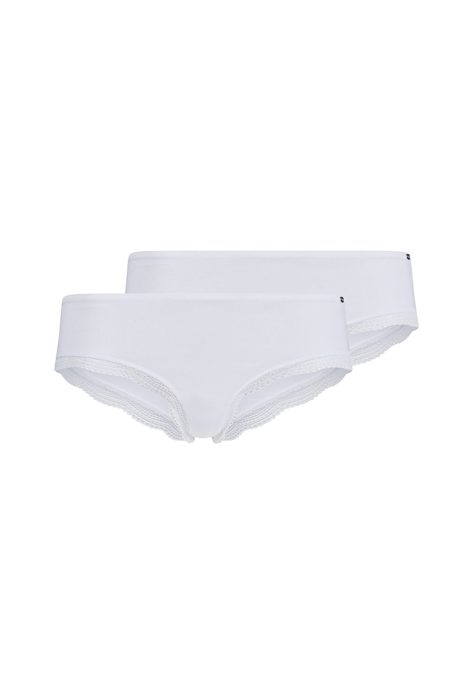 Skiny Panty »Classicotton«, (2er Pack), Umlaufende Spitze am Beinabschluss von SKINY