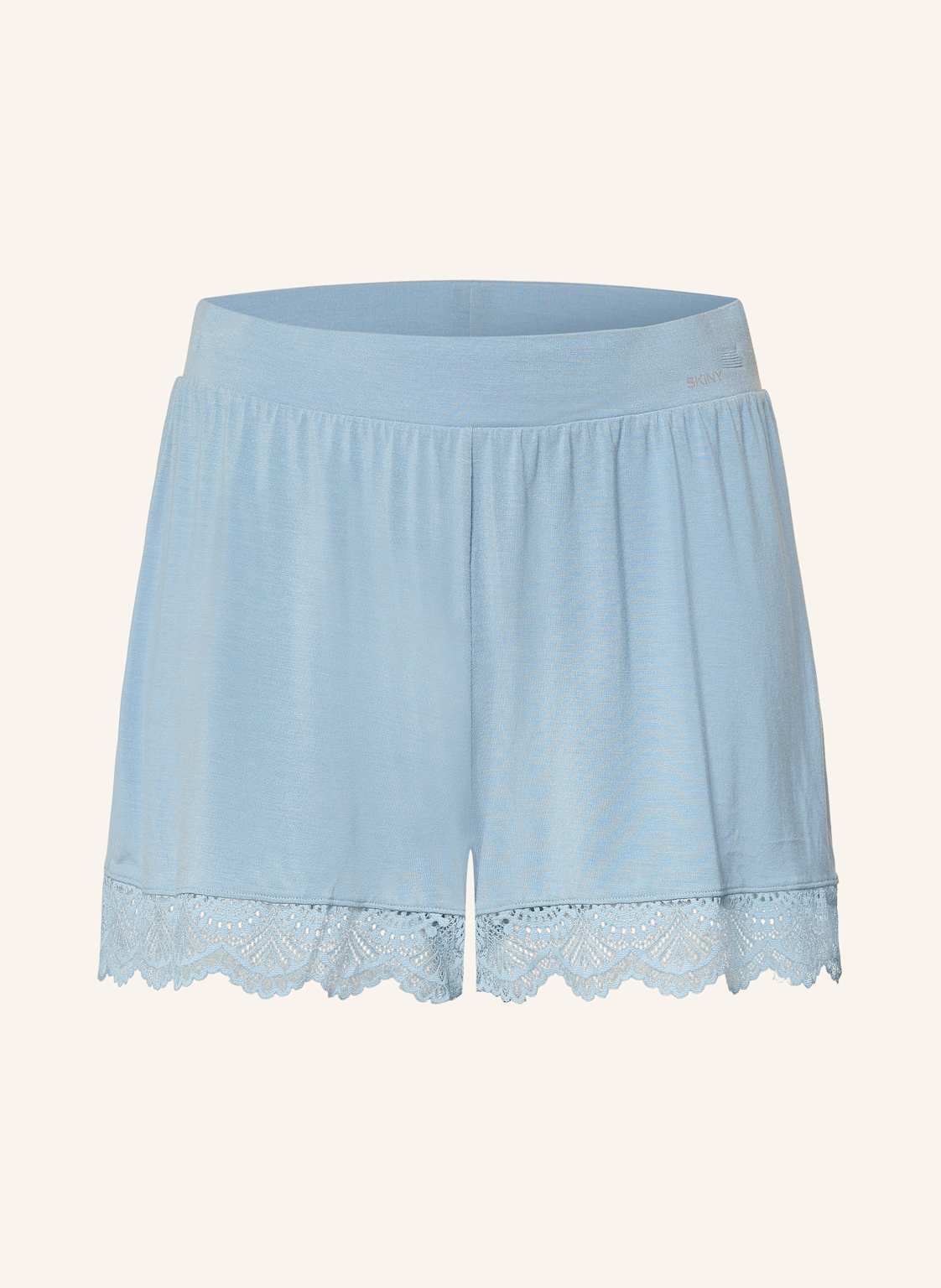 Skiny Schlafshorts Every Night In Mix & Match blau von SKINY