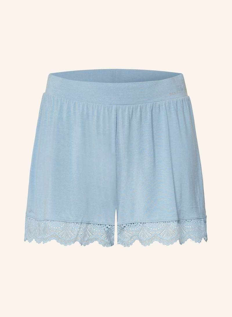 Skiny Schlafshorts Every Night In Mix & Match blau von SKINY