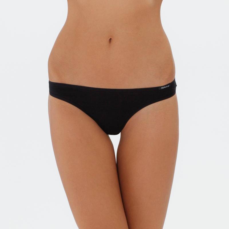 Skiny - Slip aus Baumwolle, für Damen, Black, Größe 38 von Skiny