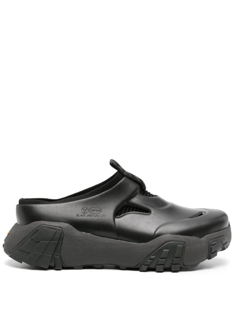 SLAM JAM X VIBRAM Rubber Core slip-on sneakers - Black von SLAM JAM X VIBRAM