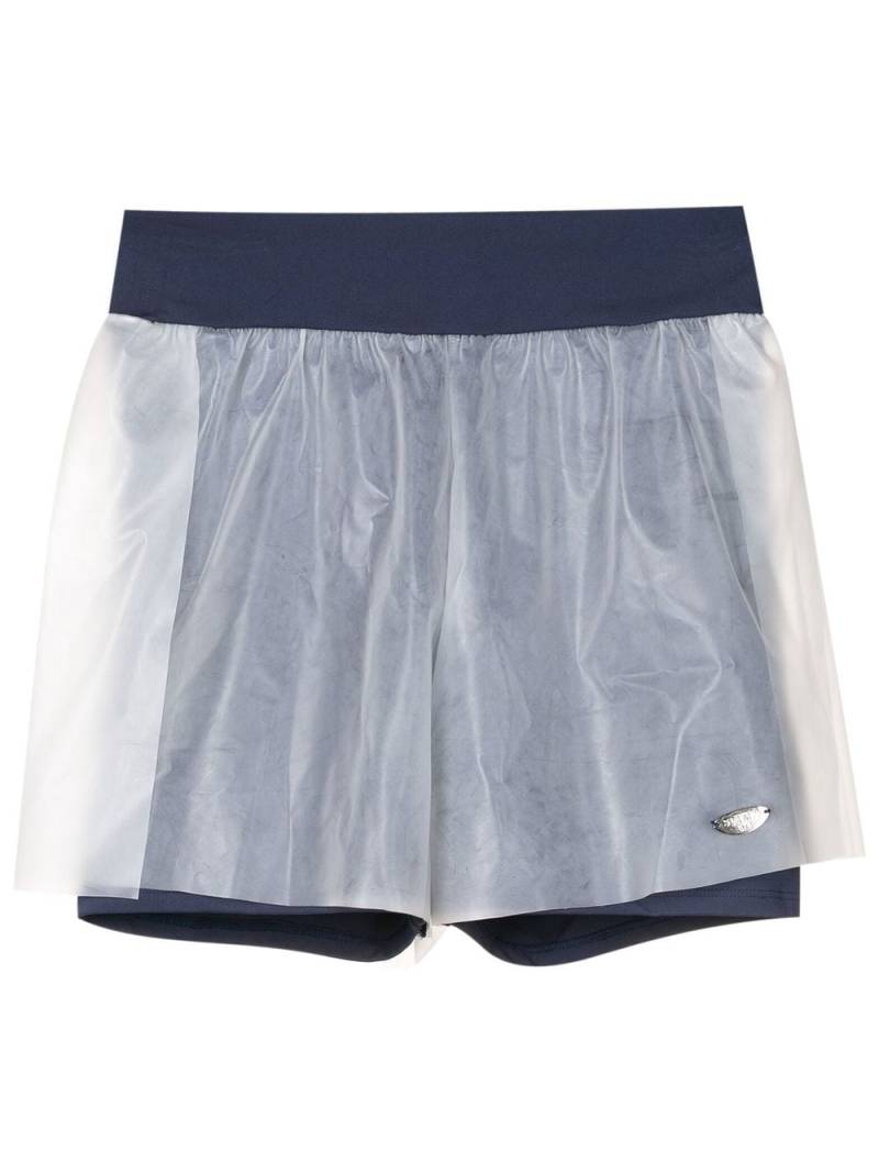 AMIR SLAMA GYM SLAMA GYM + MANLY running shorts - Blue von AMIR SLAMA GYM