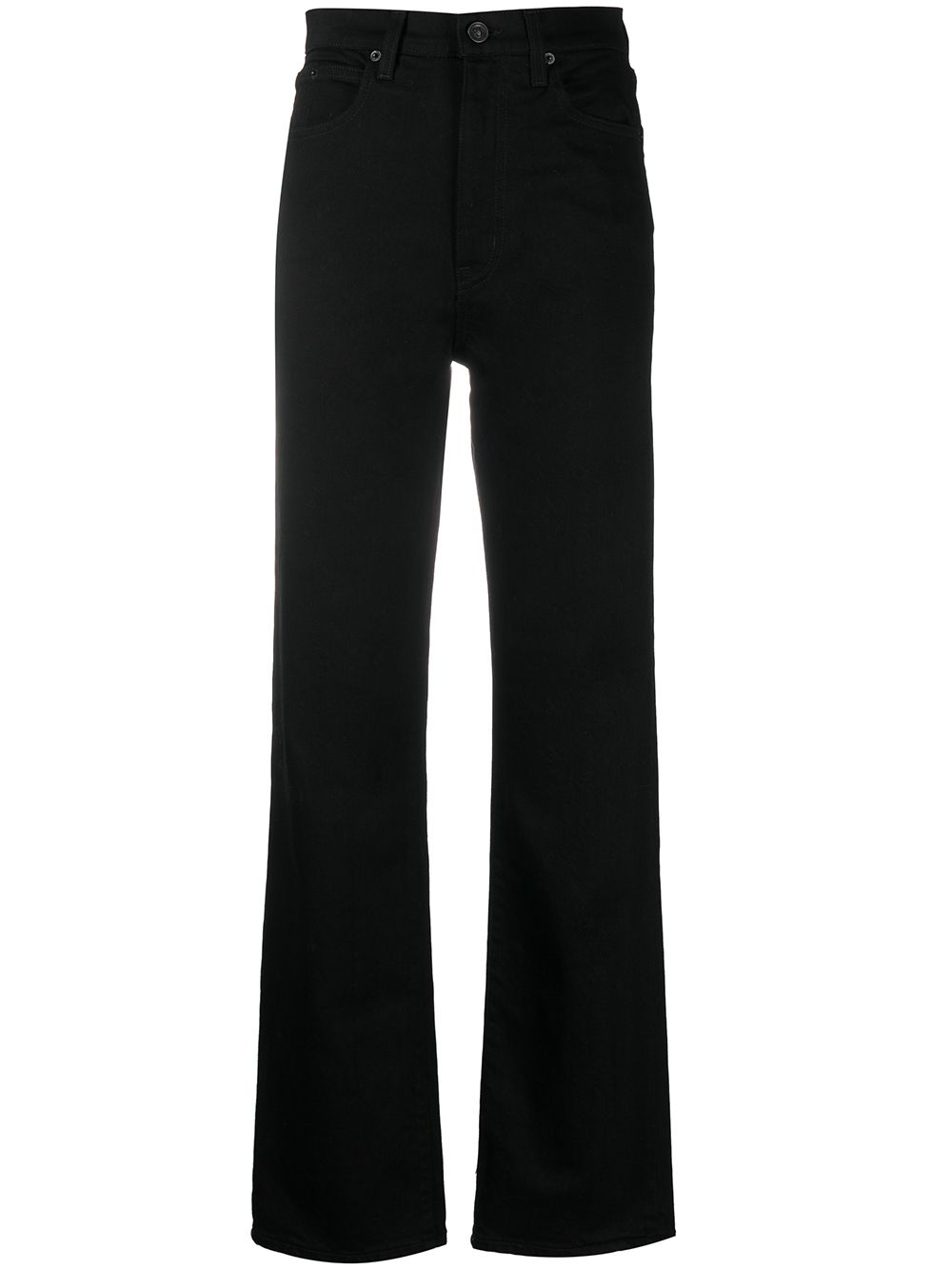 SLVRLAKE London high-rise straight jeans - Black von SLVRLAKE