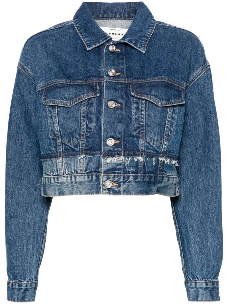 SLVRLAKE cropped jacket - Blue von SLVRLAKE