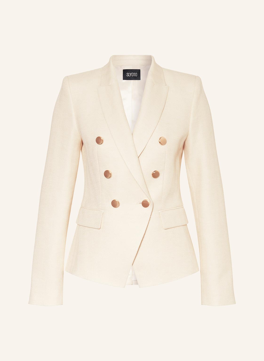 Sly 010 Blazer Aria Mit Leinen beige Sly 010 Blazer Aria Mit Leinen beige von SLY 010