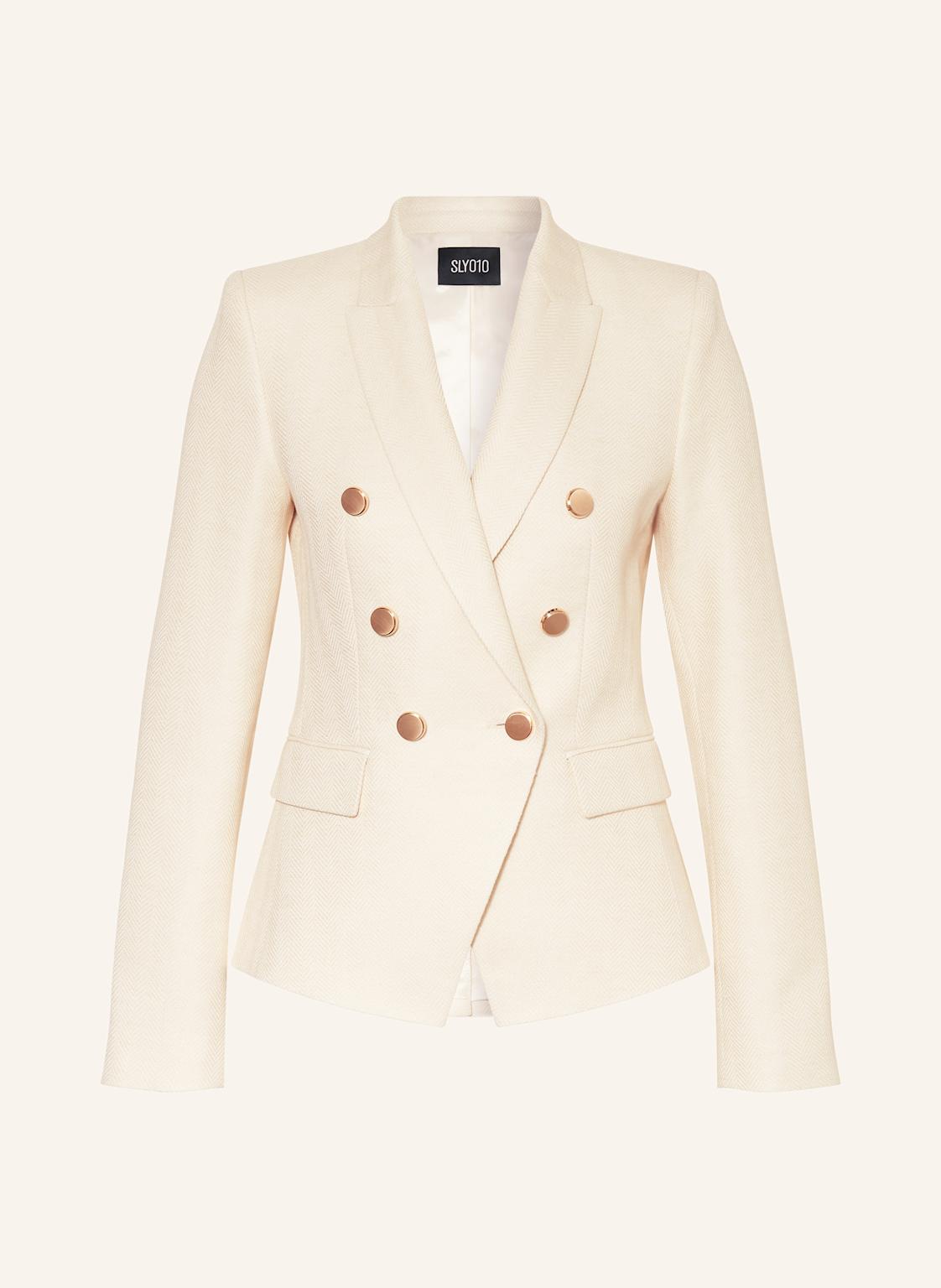 Sly 010 Blazer Aria Mit Leinen beige von SLY 010