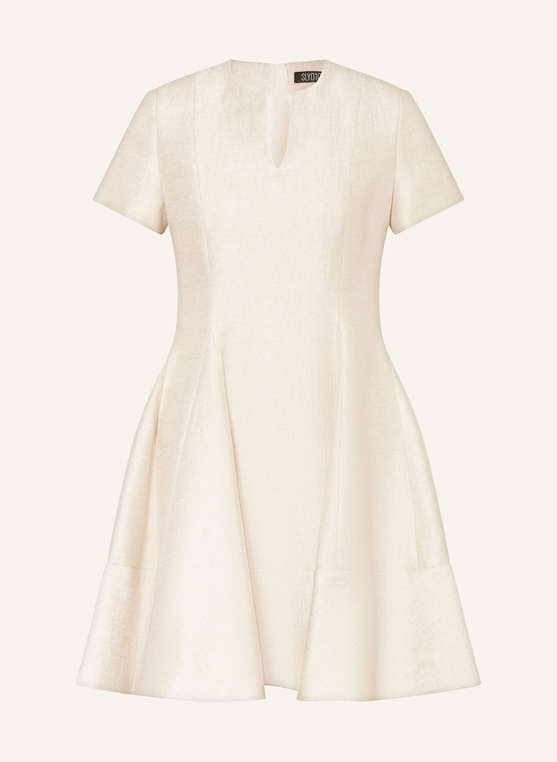 Sly 010 Kleid Tracy Mit Leinen beige Sly 010 Kleid Tracy Mit Leinen beige von SLY 010