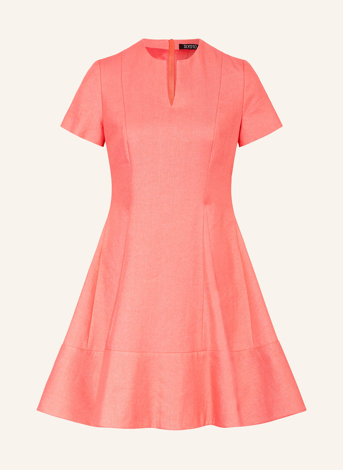 Sly 010 Kleid Tracy Mit Leinen pink Sly 010 Kleid Tracy Mit Leinen pink von SLY 010