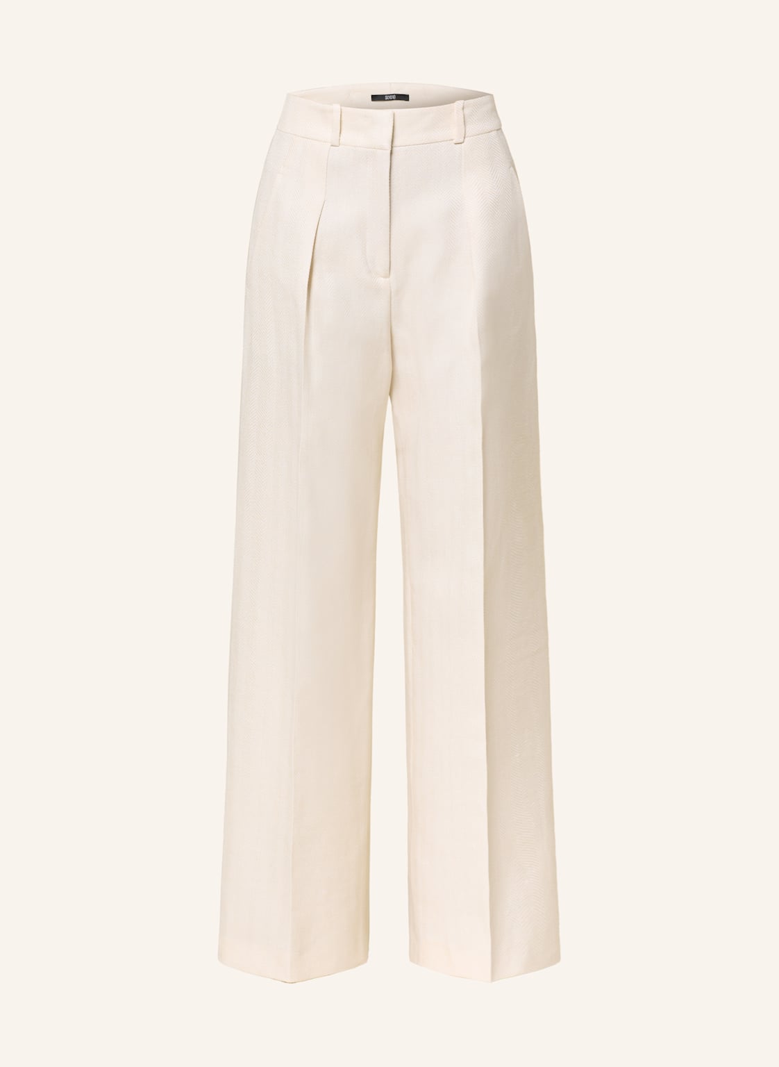 Sly 010 Marlenehose Flora Mit Leinen beige Sly 010 Marlenehose Flora Mit Leinen beige von SLY 010