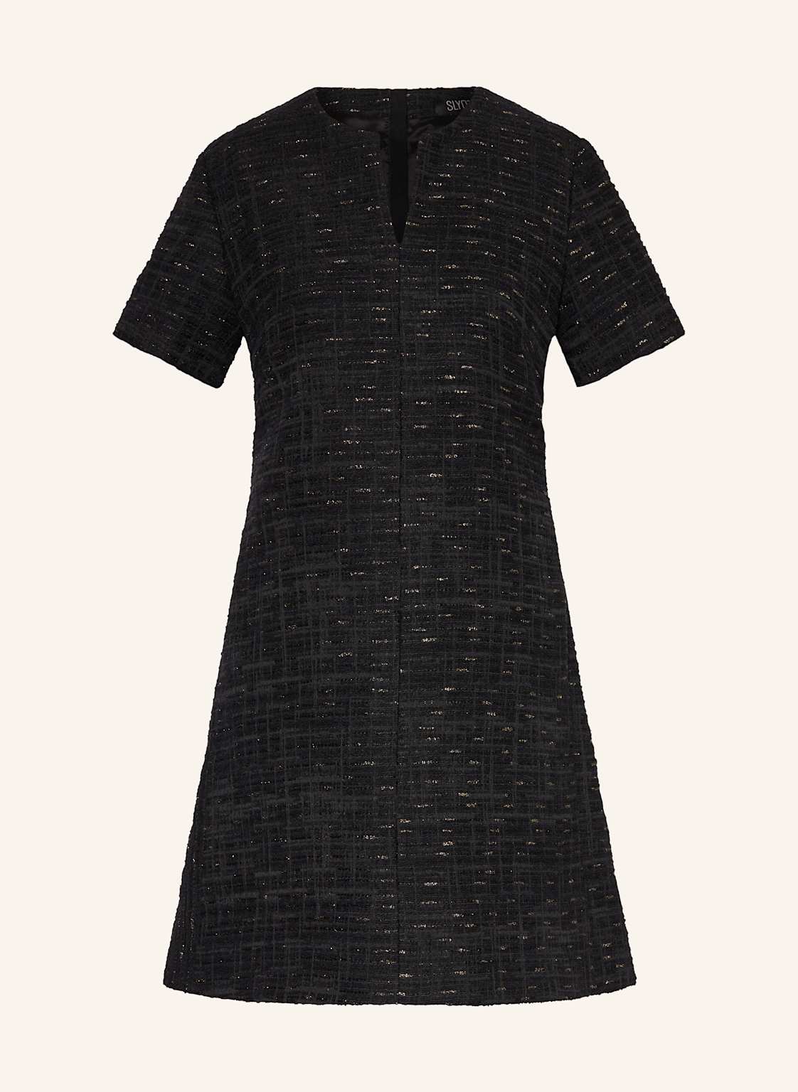 Sly 010 Tweed-Kleid Mit Glitzergarn schwarz Sly 010 Tweed-Kleid Mit Glitzergarn schwarz von SLY 010