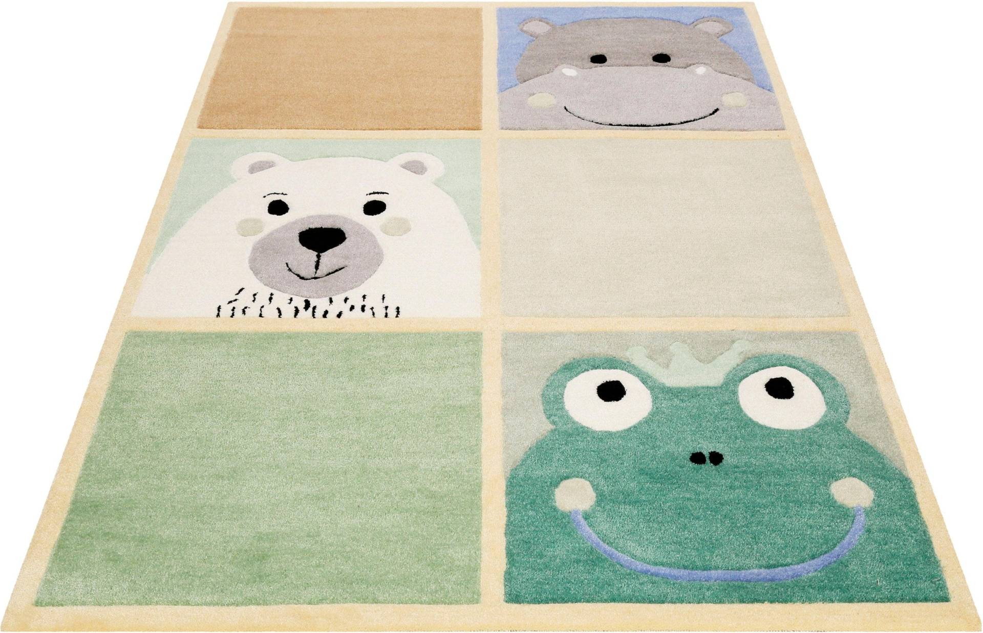 SMART KIDS Kinderteppich »What's Up!?«, rechteckig, 9 mm Höhe, Kinder Tier Motive, Konturenschnitt SMART KIDS Kinderteppich »What's Up!?«, rechteckig, 9 mm Höhe, Kinder Tier Motive, Konturenschnitt von SMART KIDS