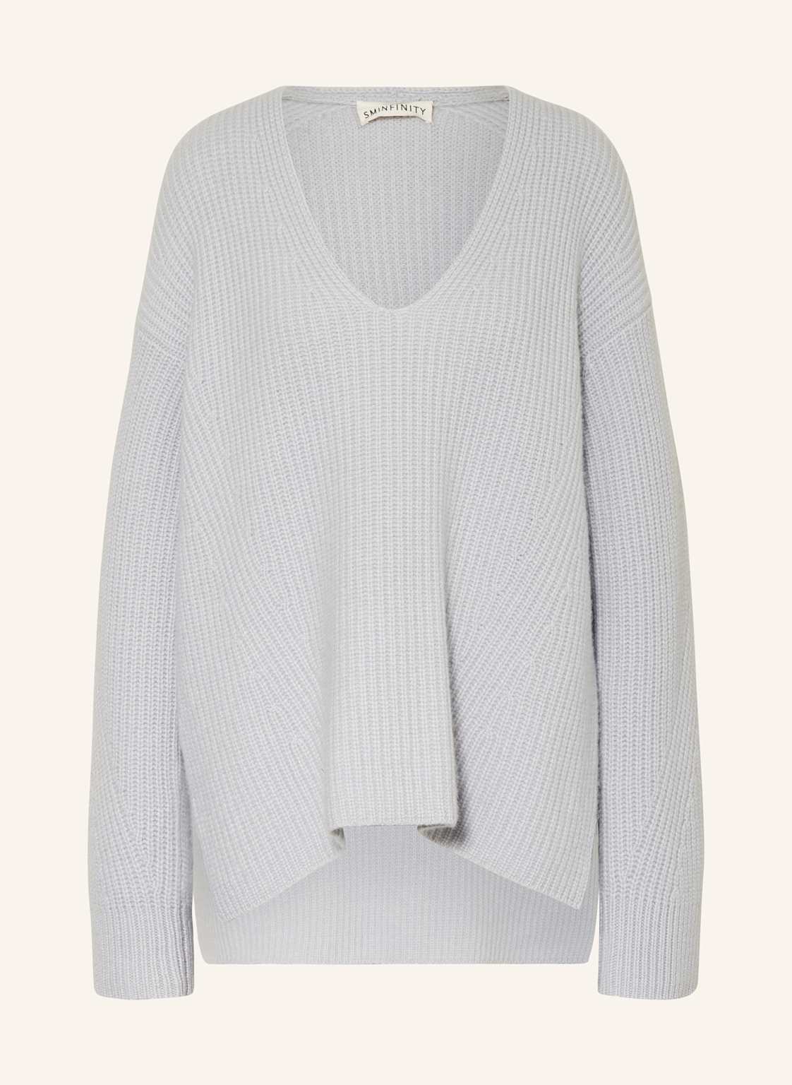Sminfinity Bouclé-Pullover Aus Cashmere grau Sminfinity Bouclé-Pullover Aus Cashmere grau von SMINFINITY
