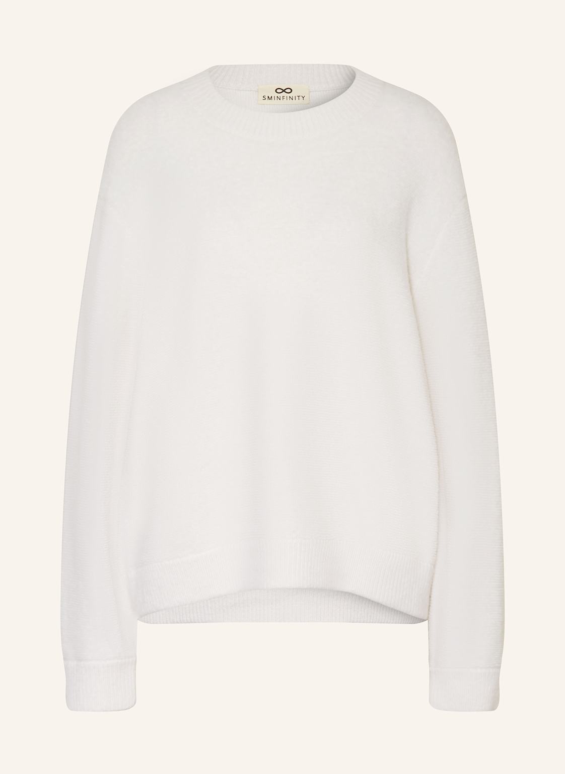 Sminfinity Bouclé-Pullover Aus Cashmere weiss Sminfinity Bouclé-Pullover Aus Cashmere weiss von SMINFINITY