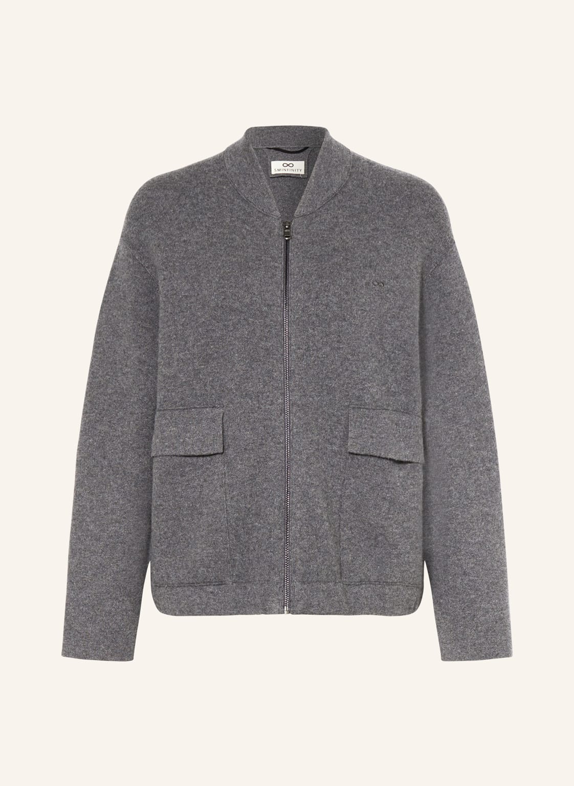 Sminfinity Overjacket Mit Cashmere grau von SMINFINITY