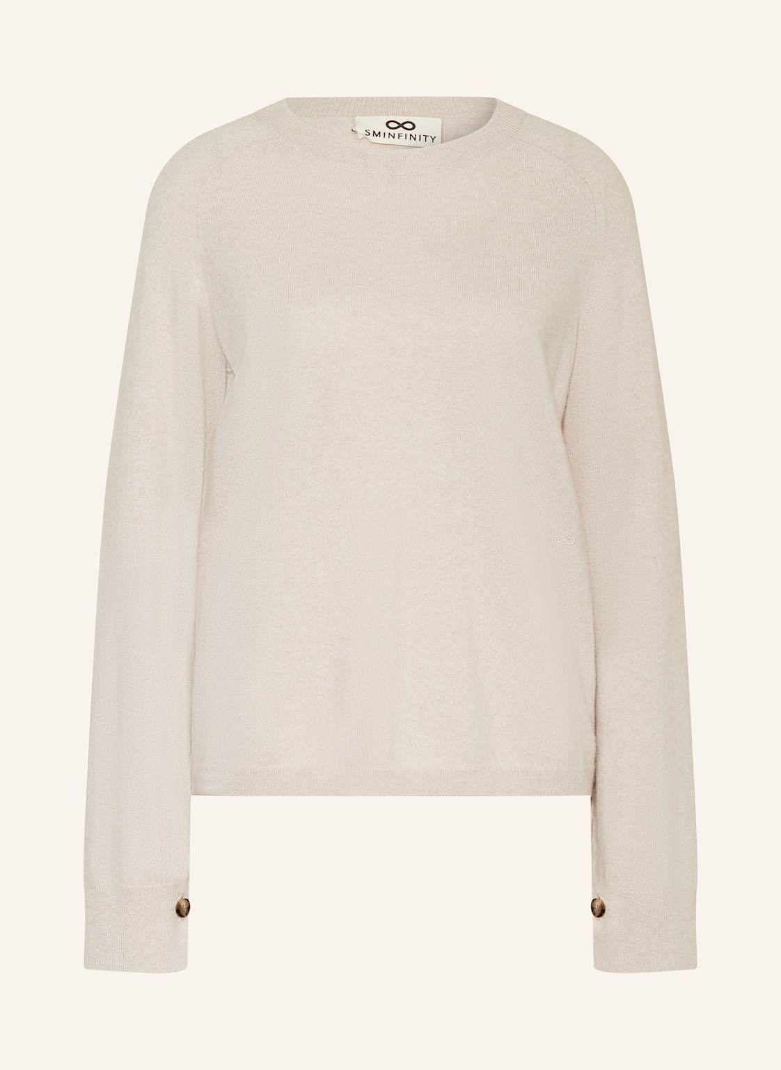 Sminfinity Pullover Mit Cashmere beige von SMINFINITY