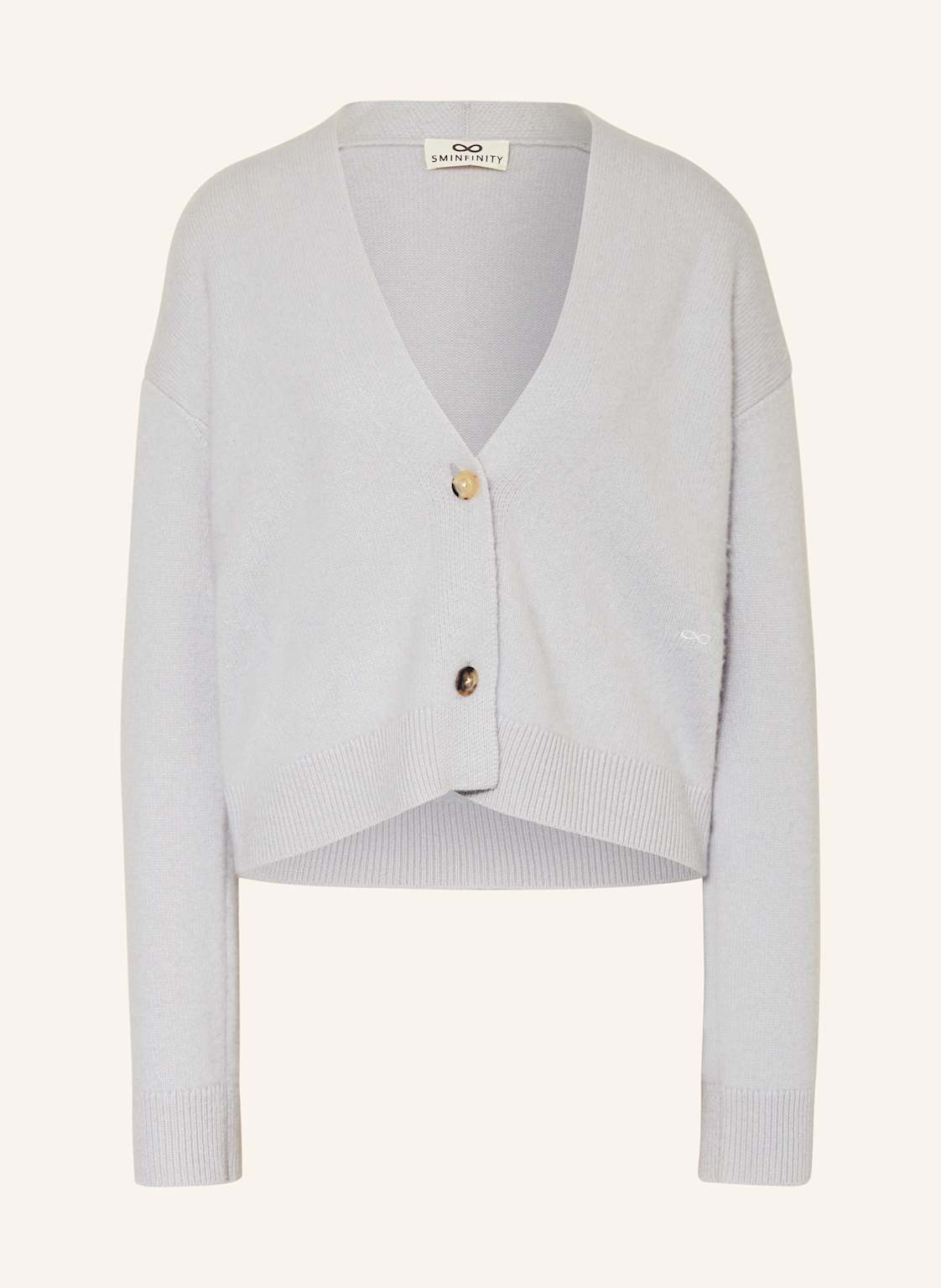 Sminfinity Strickjacke Aus Cashmere grau Sminfinity Strickjacke Aus Cashmere grau von SMINFINITY