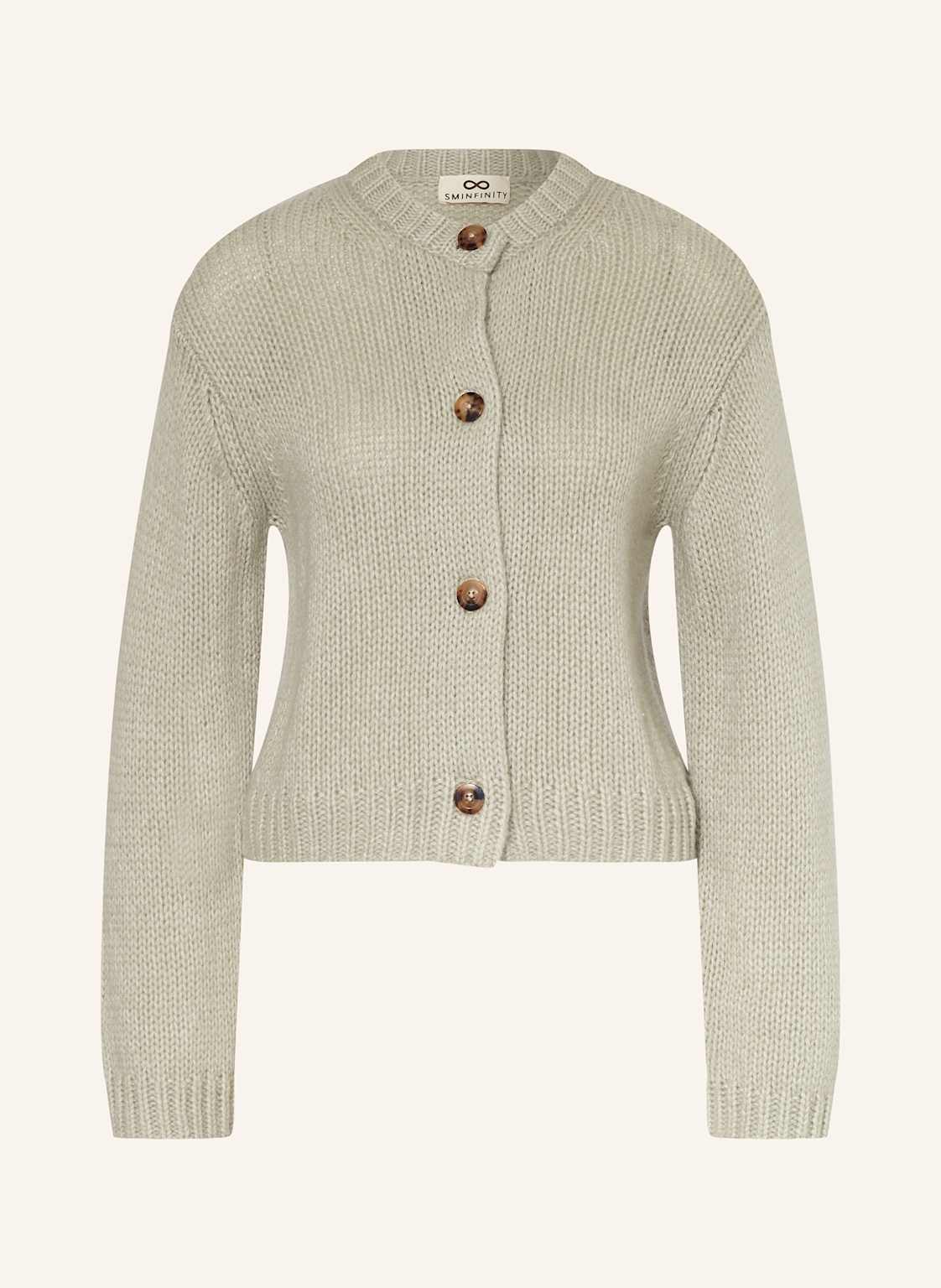 Sminfinity Strickjacke Mit Cashmere gruen Sminfinity Strickjacke Mit Cashmere gruen von SMINFINITY