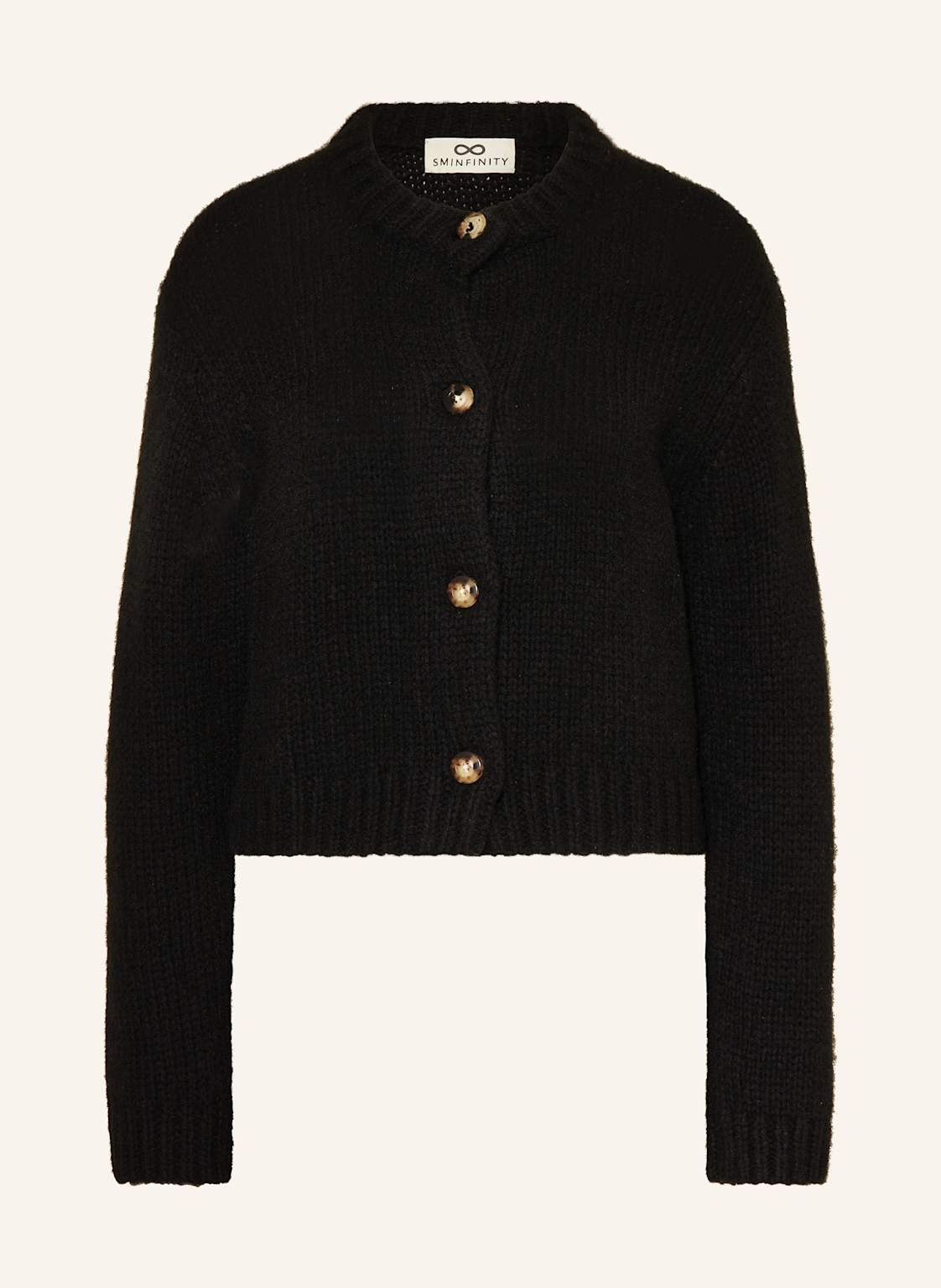 Sminfinity Strickjacke Mit Cashmere schwarz Sminfinity Strickjacke Mit Cashmere schwarz von SMINFINITY