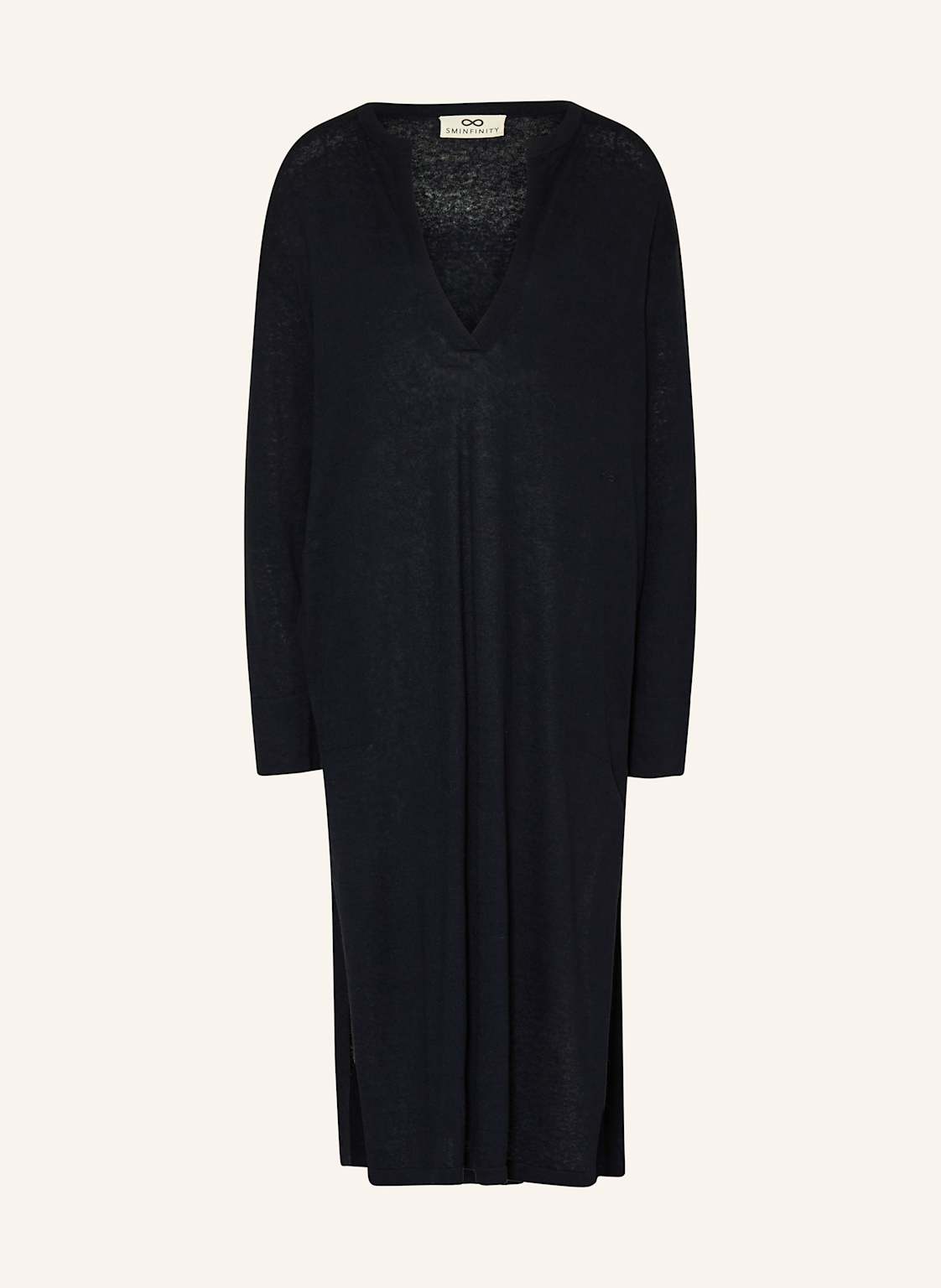 Sminfinity Strickkleid Mit Leinen blau Sminfinity Strickkleid Mit Leinen blau von SMINFINITY