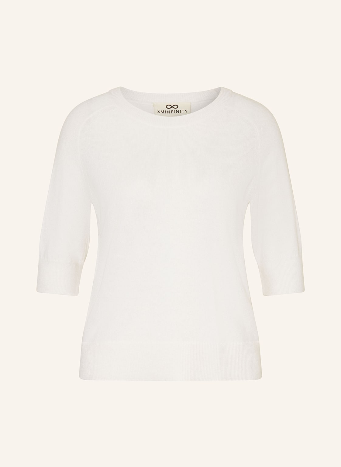 Sminfinity Strickshirt Mit Cashmere weiss Sminfinity Strickshirt Mit Cashmere weiss von SMINFINITY