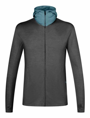 SN Super Natural M ALPINE HOODED JKT - pi grey m/hydro m (Grösse: XXL) von SN Super Natural