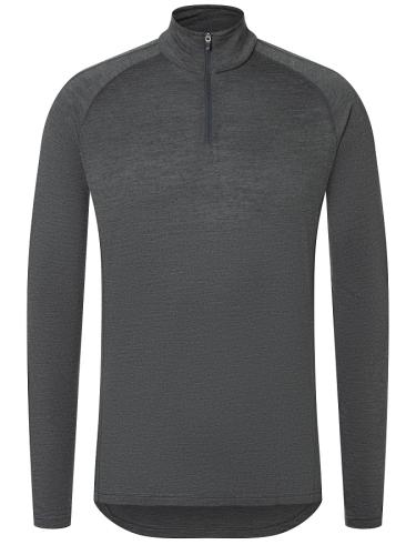 SN Super Natural M BASE 1/4 ZIP 175 - pirate grey mel (Grösse: L) von SN Super Natural