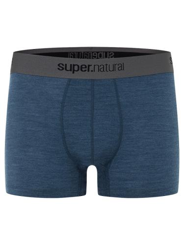 SN Super Natural M BASE MID BOXER 175 - Dark Denim Melang (Grösse: XL) von SN Super Natural